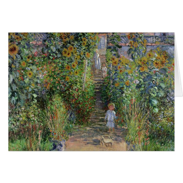 Monet Garden Vetheuil Impressionim Peinture (Devant horizontal)