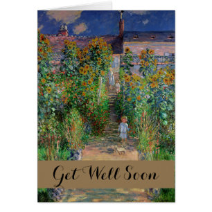 Monet Garden Vetheuil Impressionim Peinture