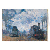 Monet - Gare Saint-Lazare, Arrivée du train (Devant horizontal)
