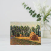 Monet - Haystacks op Giverny, 1885 Briefkaart (Staand voorkant)