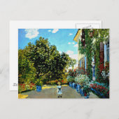 Monet - Het Artiesthuis in Argenteuil Briefkaart (Voorkant / Achterkant)