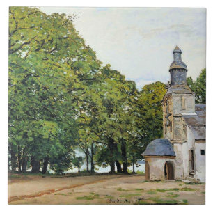 Monet - Het kunstwerk De Kapel Notre-Dame, Tegeltje