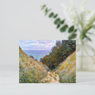 Monet - Het pad bij La Cavee, Pourville, Briefkaart