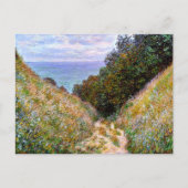 Monet - Het pad bij La Cavee, Pourville, Briefkaart (Voorkant)