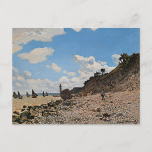 Monet - Het strand van Honfleur Briefkaart