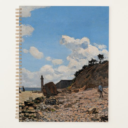 Monet - Het strand van Honfleur Planner (Voorkant)