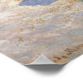 Monet - Hooibergen Sneeuw Effect Poster (Hoek)