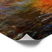 Monet House of Parliament en Sunset Poster (Hoek)