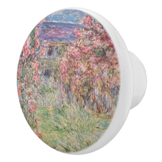 Monet House onder Rozen keramische knop (Rechts)