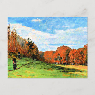 Monet - Houtdragers in Fontainebleau Briefkaart