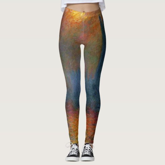 Monet - Huizen van het Parlement Leggings (Voorkant)