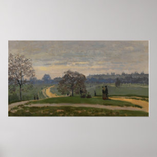Monet - Hyde Park Londen 1871 Poster