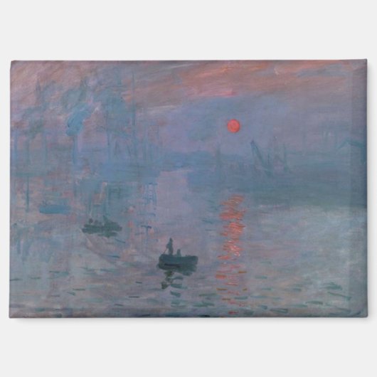 Monet, Impression at Sunrise Magneet (Voorkant)