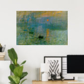 Monet 'Impression, Sunrise' Fine Art Print (Thuiskantoor)