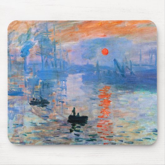 Monet - Impression, Sunrise Muismat (Voorkant)
