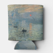 Monet Impression Sunrise Soleil Levant Painting Blikjeskoeler (Achterkant)