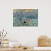 Monet Impression Sunrise Soleil Levant Peinture Le (Cuisine)