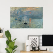 Monet Impression Sunrise Soleil Levant Peinture Le (Bureau à domicile)