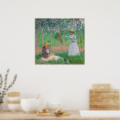 Monet, in de Bossen bij Giverny Poster (Keuken)
