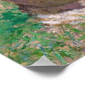 Monet, in de Bossen bij Giverny Poster (Hoek)