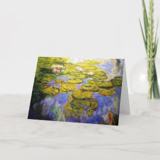 Monet Inspired Lily Pads Kaart