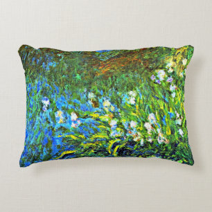 Monet - Iris bij de Zeedijk Decoratief Kussen