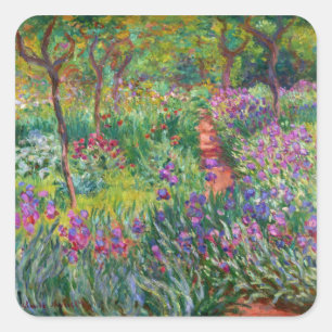 Monet Iris Garden bij Giverny Stickers