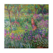 Monet Iris Garden in Giverny Tile Tegeltje (Voorkant)