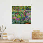 Monet Iris Garden op het Poster Giverny (Keuken)
