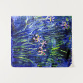 Monet - Irises, beroemd schilderij Wandkleed (Voorkant (horizontaal))