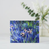 Monet - Irises Briefkaart (Staand voorkant)