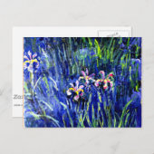 Monet - Irises Briefkaart (Voorkant / Achterkant)