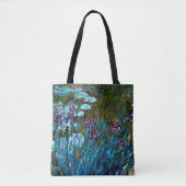 Monet - Irises en waterlilies Draagtas (Voorkant)