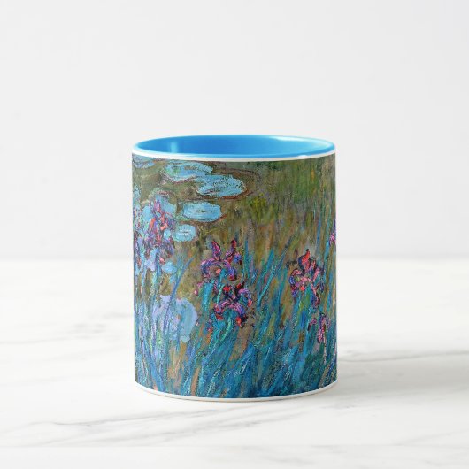 Monet - Irissen en waterlelies Mok (Midden)