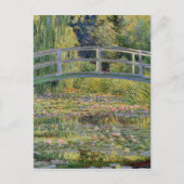 Monet Japans brug Water Lily Pond Landschap Briefkaart (Voorkant)
