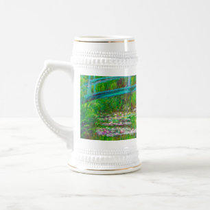 Monet Japanse brug en waterlilies Bierpul