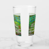 Monet Japanse brug en waterlilies Glas (Links)