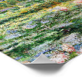 Monet Japanse brug met het Poster Water Lilies (Hoek)