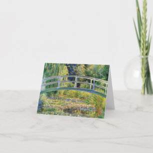 Monet Japanse brug met waterlassenkaart Kaart