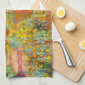 Monet japonais Pont serviette de cuisine (Quart Plié)