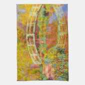Monet japonais Pont serviette de cuisine (Vertical)