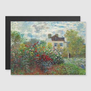Monet - Jardin de l'artiste Argenteuil Carte magné