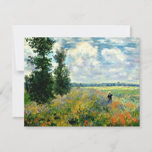 Monet - Klaprozenveld, Argenteuil (Voorkant)