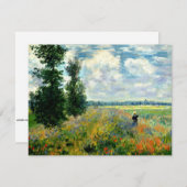 Monet - Klaprozenveld, Argenteuil (Voorkant / Achterkant)