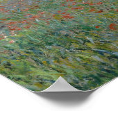 Monet - klaprozenveld poster (Hoek)