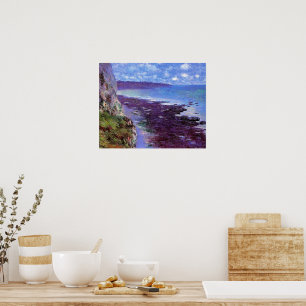 Monet - Klif bij Dieppe, Poster