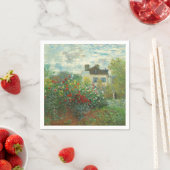 Monet Kunstenaars Tuin in Argenteuil Schilderij Servet (Insitu)