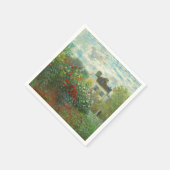 Monet Kunstenaars Tuin in Argenteuil Schilderij Servet (Hoek)