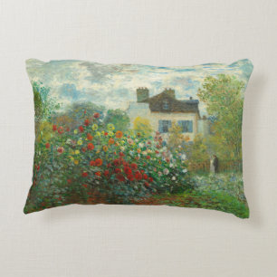 Monet Kunstenaarstuin in Argenteuil Schilderij Accent Kussen