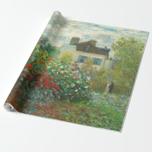 Monet Kunstenaarstuin in Argenteuil Schilderij Cadeaupapier